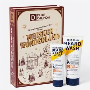 New! Duke Cannon Beard Care Set - best damn beard wash & lotion